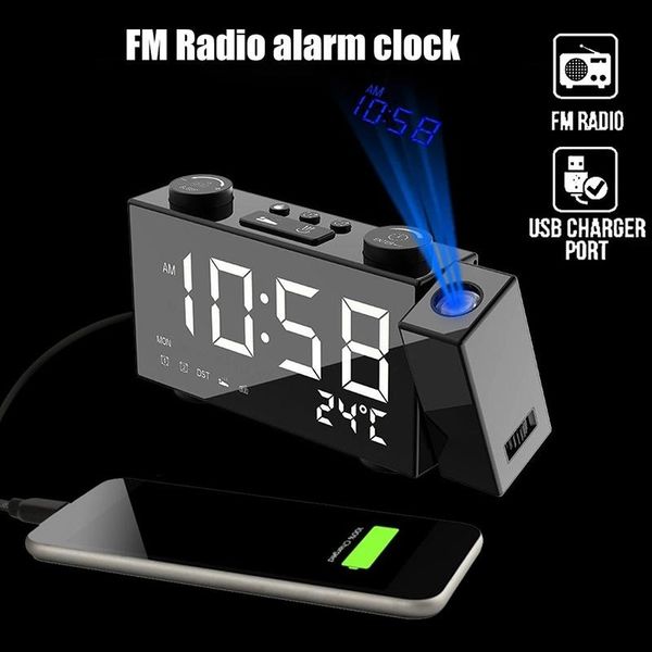 other clocks & accessories digital fm radio alarm clock with projection led desk snooze function temperature display usb charger table despe
other clocks & accessories digital fm radio alarm clock with projection led desk snooze function temperature display usb charger table despe