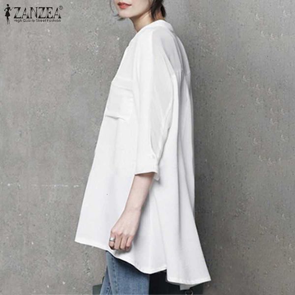 women's blouses & shirts blouses women patchwork blouse spring high low casual solid 3/4 sleeve o-neck female blusa femme plus siz 9ij, White
women's blouses & shirts blouses women patchwork blouse spring high low casual solid 3/4 sleeve o-neck female blusa femme plus siz 9ij, White