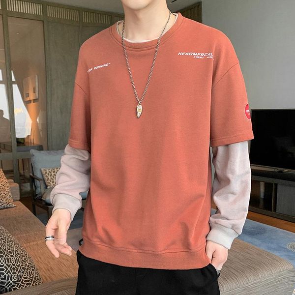 men's t-shirts t-shirt long sleeve round neck printed student's undershirt korean fashion youth jacket wear, White;black
men's t-shirts t-shirt long sleeve round neck printed student's undershirt korean fashion youth jacket wear, White;black