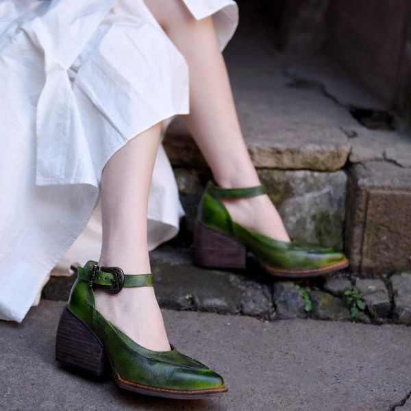 dress shoes artmu original genuine leather high heel pumps pointed toe women buckle work green yellow 8 cm ladies, Black
dress shoes artmu original genuine leather high heel pumps pointed toe women buckle work green yellow 8 cm ladies, Black