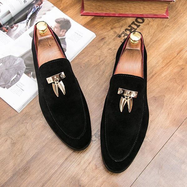 dress shoes tassel formal leather men italian slip on male footwear cool designer spring oxford for hh-560, Black
dress shoes tassel formal leather men italian slip on male footwear cool designer spring oxford for hh-560, Black