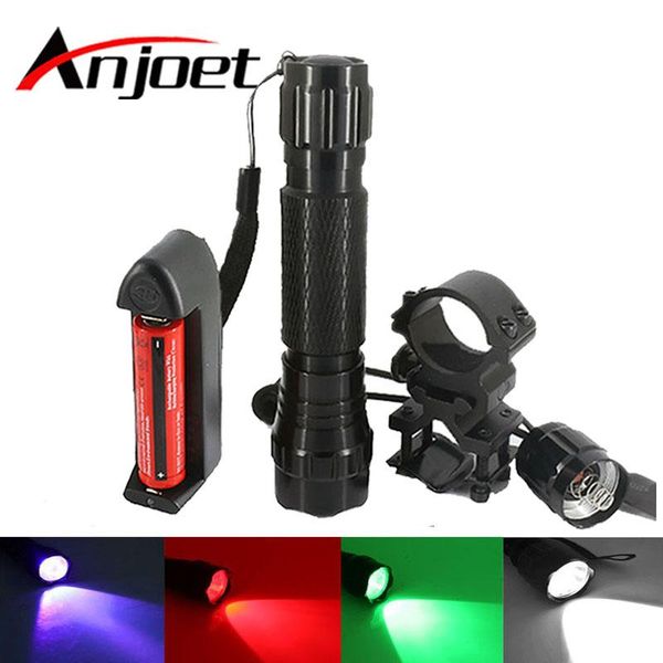 anjoet led uv 395nm violet light purple/green/red /white tactical torch lamp for fishing hunting detector 18650 flashlights torches
anjoet led uv 395nm violet light purple/green/red /white tactical torch lamp for fishing hunting detector 18650 flashlights torches