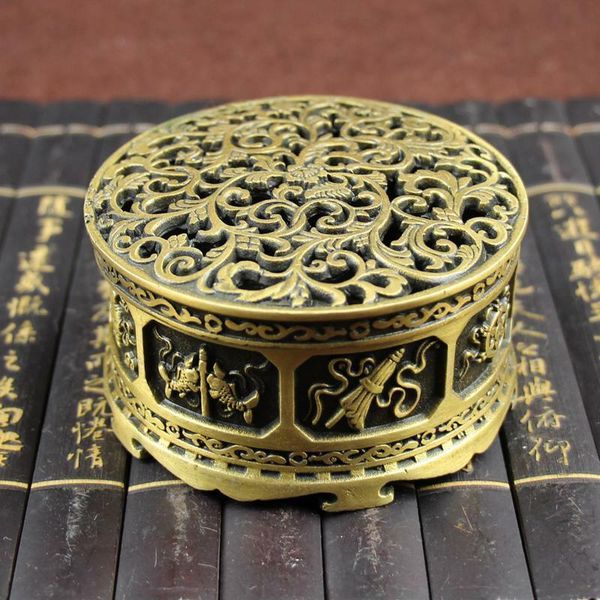 fragrance lamps incense burner and antique copper censer bronze indoor furnishing articles crafts lucky mascot collection ornaments
fragrance lamps incense burner and antique copper censer bronze indoor furnishing articles crafts lucky mascot collection ornaments
