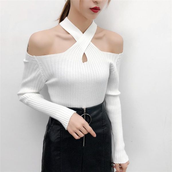 women's sweaters sweater women winter off shoulder 2021 knitted pullovers tricot cut sleeve casual oversized jumper irregular & club fu, White;black
women's sweaters sweater women winter off shoulder 2021 knitted pullovers tricot cut sleeve casual oversized jumper irregular & club fu, White;black