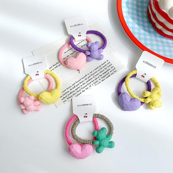 pcs/set children cute colors acrylic bear heart elastic hair bands girls lovely scrunchies rubber kids accessories, Slivery;white
pcs/set children cute colors acrylic bear heart elastic hair bands girls lovely scrunchies rubber kids accessories, Slivery;white