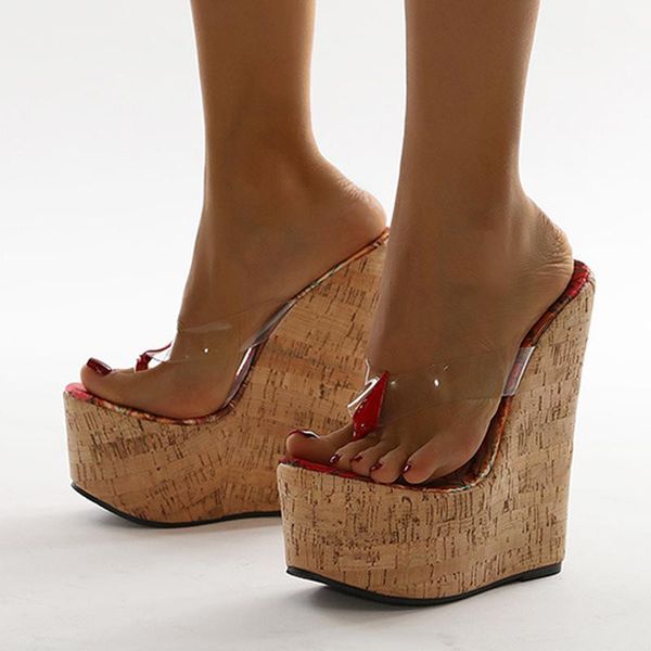 slippers fashion pvc transparent narrow band platform flip flops summers summer outdoor open toe wedges shoes for women sandals, Black
slippers fashion pvc transparent narrow band platform flip flops summers summer outdoor open toe wedges shoes for women sandals, Black