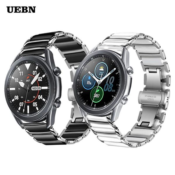 watch bands uebn stainless steel & ceramic strap for samsung galaxy 3 41mm 45mm active 2 40mm 44mm gear s3 bracelet watchbands, Black;brown
watch bands uebn stainless steel & ceramic strap for samsung galaxy 3 41mm 45mm active 2 40mm 44mm gear s3 bracelet watchbands, Black;brown