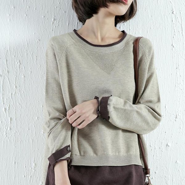 women's sweaters 2021 autumn and winter fashion sweater o-neck pullover loose casual color matching cashmere large size dress, White;black
women's sweaters 2021 autumn and winter fashion sweater o-neck pullover loose casual color matching cashmere large size dress, White;black