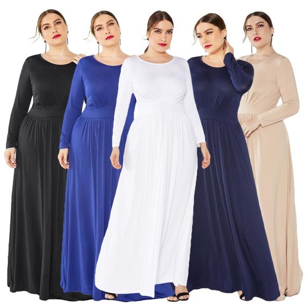 casual dresses 2021 spring plus size women long sleeve maxi dress tunic evening party prom gown club wear female solid color, Black;gray
casual dresses 2021 spring plus size women long sleeve maxi dress tunic evening party prom gown club wear female solid color, Black;gray