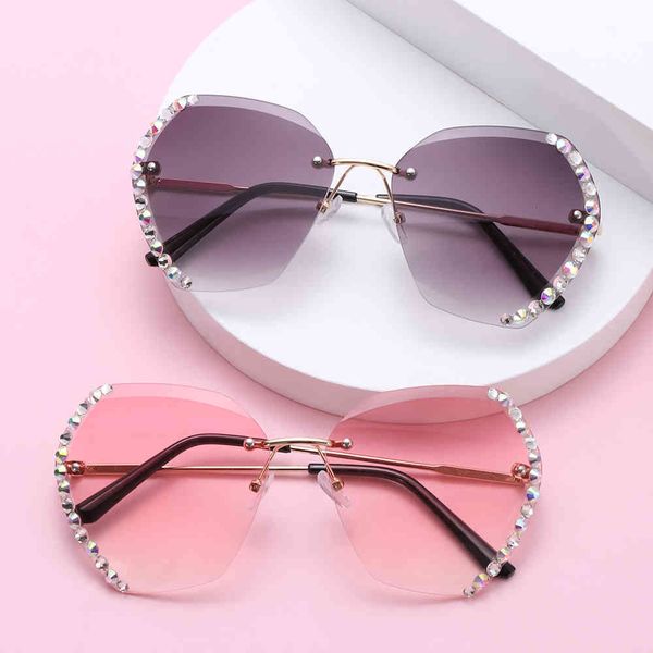 sunglasses retro rimless for women 2021 fashion diamond square oversized uv400 summer, White;black
sunglasses retro rimless for women 2021 fashion diamond square oversized uv400 summer, White;black