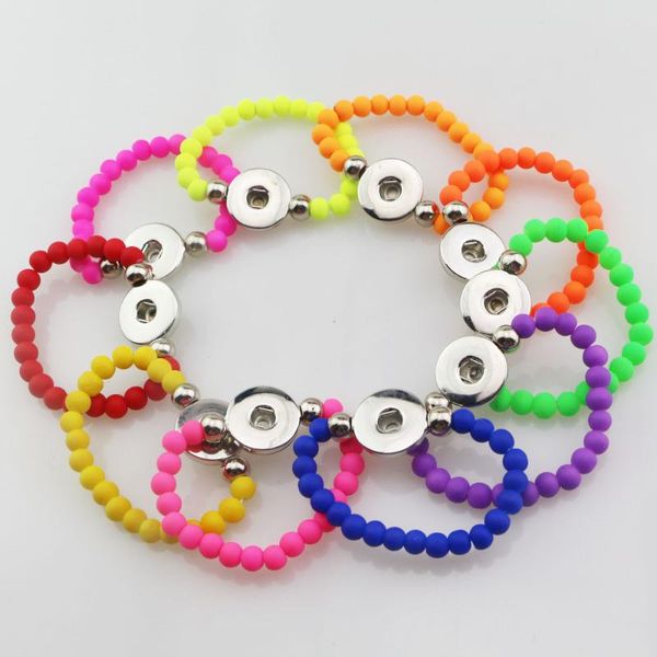 charm bracelets 12pcs/lot mix colors children 15cm diy snap bracelet nice handmade 6mm beads fit 18mm button jewelry for kids girls, Golden;silver
charm bracelets 12pcs/lot mix colors children 15cm diy snap bracelet nice handmade 6mm beads fit 18mm button jewelry for kids girls, Golden;silver