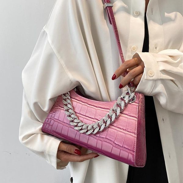 evening bags trend women's shoulder crossbody bag pu leather gradient color underarm purse fashion elegant stone pattern sling handbag
evening bags trend women's shoulder crossbody bag pu leather gradient color underarm purse fashion elegant stone pattern sling handbag