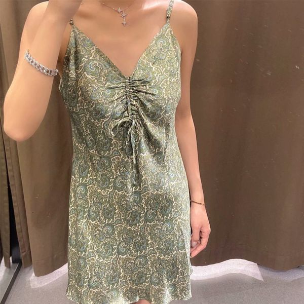 casual dresses chic women's paisley print spaghetti strap party es summer 2021 fashion vintage camisole mini women mujer mo0d, Black;gray
casual dresses chic women's paisley print spaghetti strap party es summer 2021 fashion vintage camisole mini women mujer mo0d, Black;gray