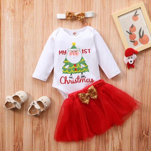 clothing sets born baby girls christmas cartoon romper bodysuit+bowknot tulle skirt set, White
clothing sets born baby girls christmas cartoon romper bodysuit+bowknot tulle skirt set, White