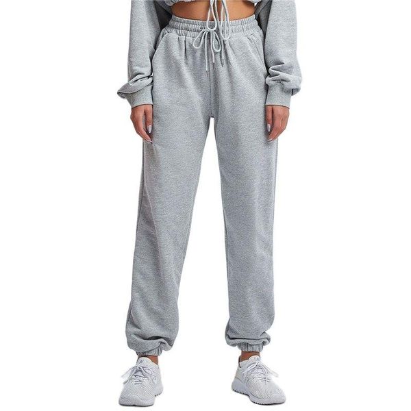 running pants women sports loose leisure sweatpants fitness outdoor tracksuit gym elastic high waist pocket trousers, Black;blue
running pants women sports loose leisure sweatpants fitness outdoor tracksuit gym elastic high waist pocket trousers, Black;blue