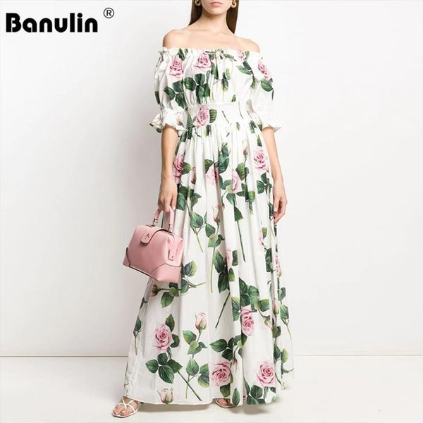 banulin summer fashion runway women dress boho maxi off shoulder puff sleeve flowers print holiday elegant party long, Black;gray
banulin summer fashion runway women dress boho maxi off shoulder puff sleeve flowers print holiday elegant party long, Black;gray
