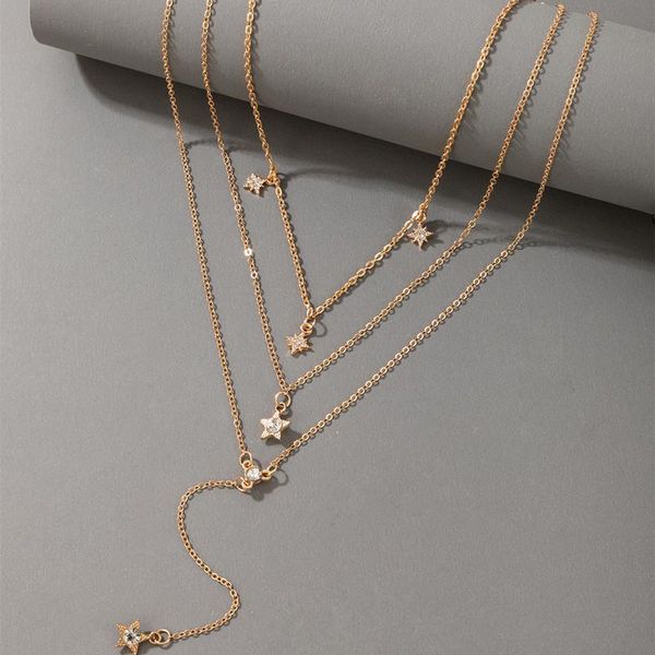 pendant necklaces tocona bohemian crystal star necklace for women multilayer vintage long tassel clavicle chain charming jewelry 17446, Silver
pendant necklaces tocona bohemian crystal star necklace for women multilayer vintage long tassel clavicle chain charming jewelry 17446, Silver
