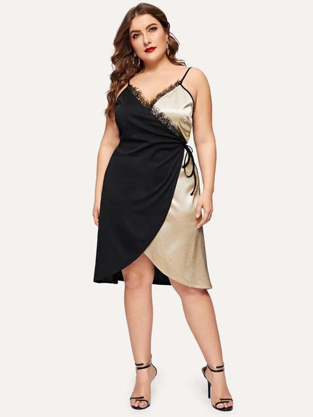 plus size wrap lace dress v-neck collar robe costume party frocks large clothes vestido bp036a casual dresses, Black;gray
plus size wrap lace dress v-neck collar robe costume party frocks large clothes vestido bp036a casual dresses, Black;gray