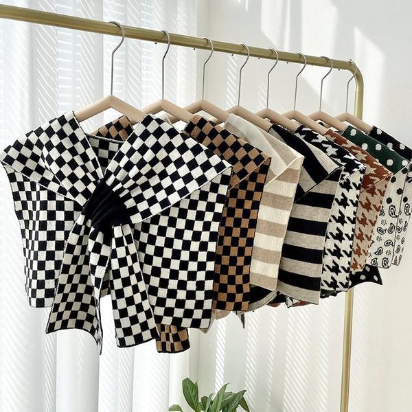 bow ties korean female knitted fake collars shawl wraps hooded sunscreen summer air conditioning false collar, Black;gray
bow ties korean female knitted fake collars shawl wraps hooded sunscreen summer air conditioning false collar, Black;gray