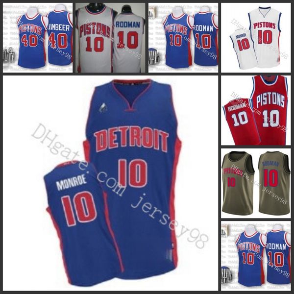 detroit pistons men 40 laimbeer #10 dennis rodman retro basketball jersey, Black
detroit pistons men 40 laimbeer #10 dennis rodman retro basketball jersey, Black