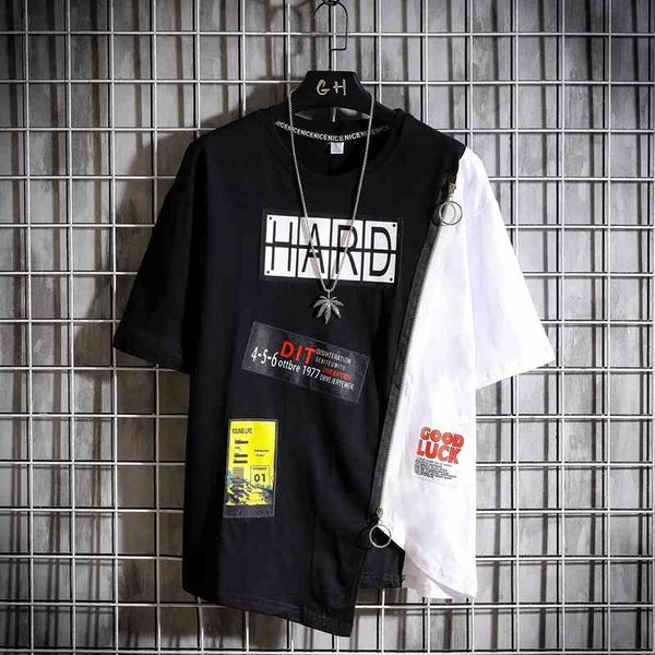 men's t-shirts t-shirt summer short sleeve male korean version loose irregular fashion style clothing pq15, White;black
men's t-shirts t-shirt summer short sleeve male korean version loose irregular fashion style clothing pq15, White;black