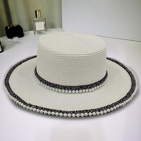 wide brim hats pearl side panama beach style straw hat women summer french fashion at sun female male sunhat chapeau, Blue;gray
wide brim hats pearl side panama beach style straw hat women summer french fashion at sun female male sunhat chapeau, Blue;gray