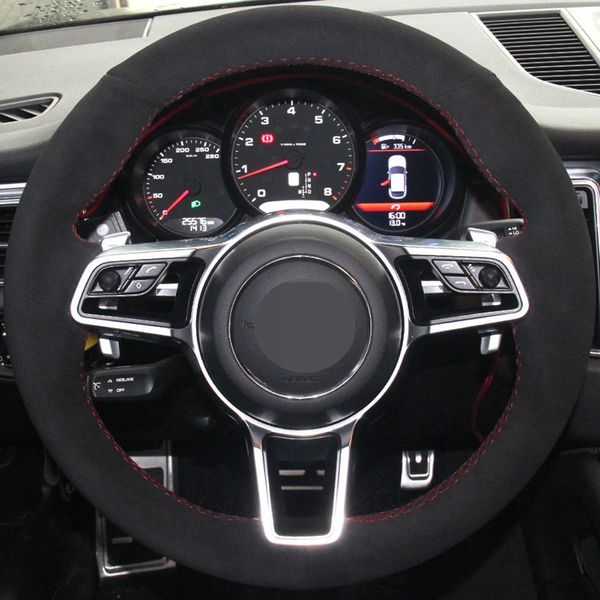car steering wheel cover diy hand-stitched black suede for porsche macan panamera 2013-2019 cayenne 2015-2019 718 911 2015-2019
car steering wheel cover diy hand-stitched black suede for porsche macan panamera 2013-2019 cayenne 2015-2019 718 911 2015-2019