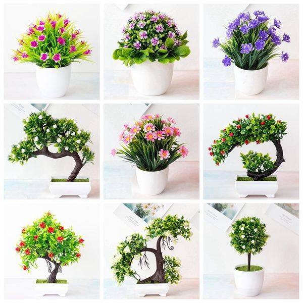 39styles artificial flower bonsai green grass white potted home garden living room christmas wedding decor fake plants decorative flowers &
39styles artificial flower bonsai green grass white potted home garden living room christmas wedding decor fake plants decorative flowers &
