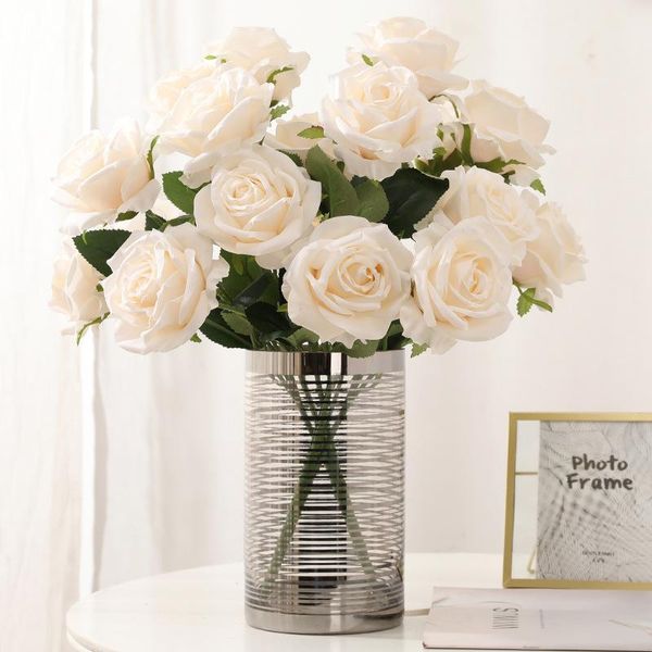 decorative flowers & wreaths 1 bouquet 10 heads artificial rose autumn silk fake for diy living room home garden wedding decoration
decorative flowers & wreaths 1 bouquet 10 heads artificial rose autumn silk fake for diy living room home garden wedding decoration