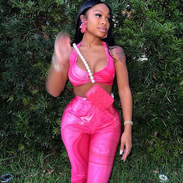 pink tie dye wave print womenpant 2 piece sets bandage halter and pants backless co ord outfits skinny sportswear, White
pink tie dye wave print womenpant 2 piece sets bandage halter and pants backless co ord outfits skinny sportswear, White