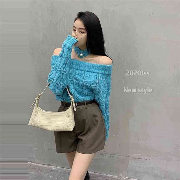 autumn korean-style loose slash neck halter button off-shoulder pullover all-match solid color long-sleeved women pl538 210506, White
autumn korean-style loose slash neck halter button off-shoulder pullover all-match solid color long-sleeved women pl538 210506, White