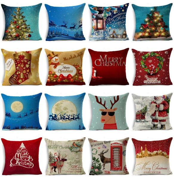 cushion/decorative pillow christmas trees gifts cushion covers reindeers decorative for home sofa car couch 45x45cm premium linen
cushion/decorative pillow christmas trees gifts cushion covers reindeers decorative for home sofa car couch 45x45cm premium linen