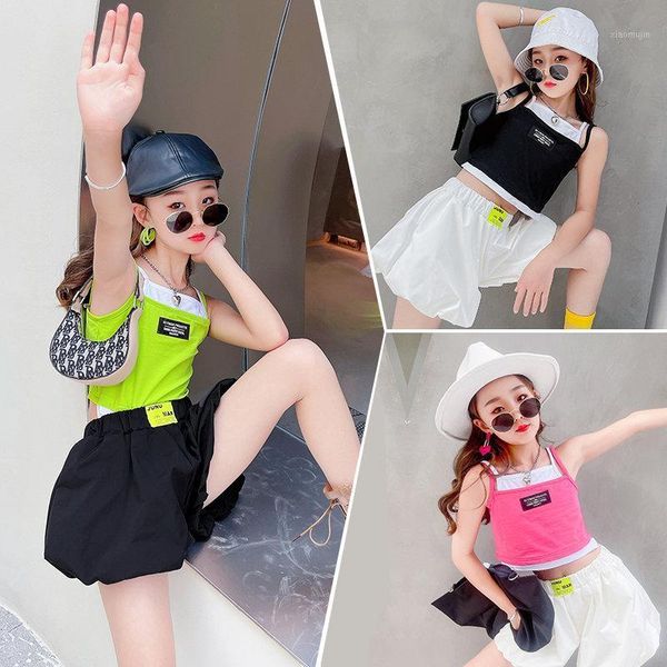 clothing sets teenage girls fashion summer fake two pieces vest+shorts 2pcs children's arrivals outfits 5 6 8 10 12 14years, White
clothing sets teenage girls fashion summer fake two pieces vest+shorts 2pcs children's arrivals outfits 5 6 8 10 12 14years, White