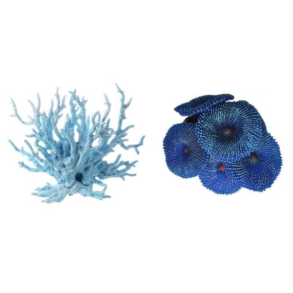 decorations 2 pcs aquarium plant artificial coral fish tank decor, 3.5x3.5cm & 13x17x6cm
decorations 2 pcs aquarium plant artificial coral fish tank decor, 3.5x3.5cm & 13x17x6cm