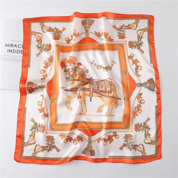 scarves 2021 printed high-end silk scarf women fashion satin professional suit small square 60*60cm thin section, Blue;gray
scarves 2021 printed high-end silk scarf women fashion satin professional suit small square 60*60cm thin section, Blue;gray