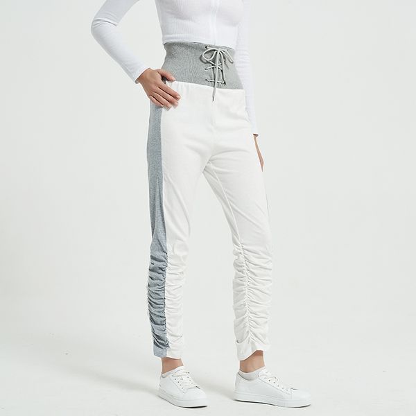 stacked leggings joggers women sweatpants female pleated high waist trousers patchwork stacked sweatpants women ruched pants 210422, Black;gray
stacked leggings joggers women sweatpants female pleated high waist trousers patchwork stacked sweatpants women ruched pants 210422, Black;gray