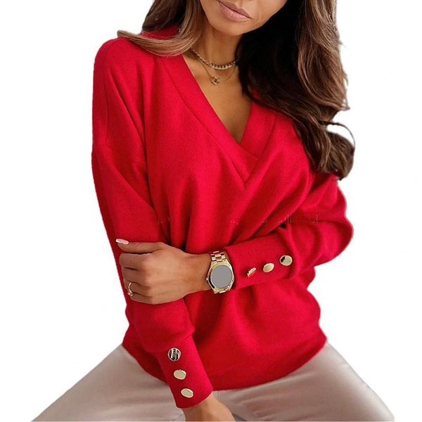 women's blouses & shirts women deep v neck long sleeve buttons solid color blouse basic shirt pullover female clothing, White
women's blouses & shirts women deep v neck long sleeve buttons solid color blouse basic shirt pullover female clothing, White