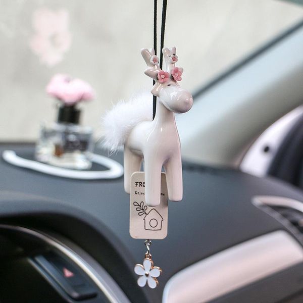 interior decorations ceramic one deer safe car pendant fringed flower cute little white female decoration
interior decorations ceramic one deer safe car pendant fringed flower cute little white female decoration