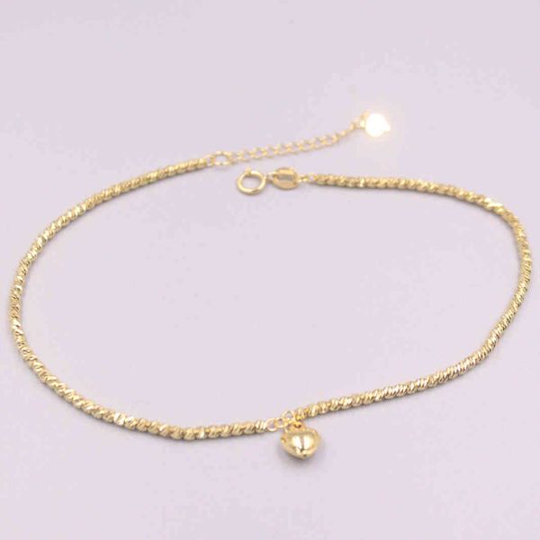 au750 18k yellow gold woman's carved beads chain 2mm women's loving heart link anklet 21.5+2.5cml, Red;blue
au750 18k yellow gold woman's carved beads chain 2mm women's loving heart link anklet 21.5+2.5cml, Red;blue