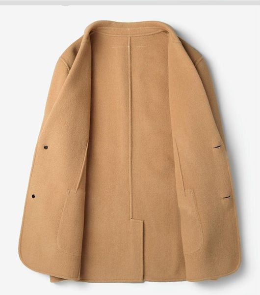 men's wool & blends double-side woolen autumn winter jacket men 100% coat windbreaker short mens jackets and coats abrigo hombre my1225, Black
men's wool & blends double-side woolen autumn winter jacket men 100% coat windbreaker short mens jackets and coats abrigo hombre my1225, Black