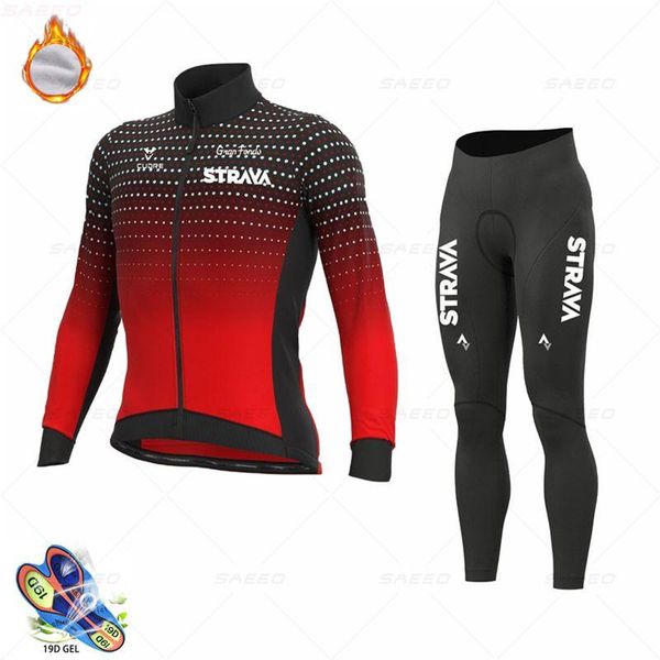racing sets 2022 strava winter cycling jersey set fleece bike suit mountian bicycle ropa ciclismo mujer warm clothing, Black;blue
racing sets 2022 strava winter cycling jersey set fleece bike suit mountian bicycle ropa ciclismo mujer warm clothing, Black;blue