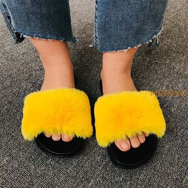 hair slippers women fur home fluffy peep toe sliders plush furry summer flats solid ladies shoes big size 45, Black
hair slippers women fur home fluffy peep toe sliders plush furry summer flats solid ladies shoes big size 45, Black
