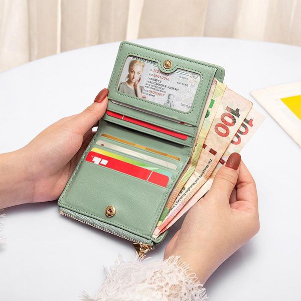 wallets women brand design zipper small wallet short holder leather purse, Red;black
wallets women brand design zipper small wallet short holder leather purse, Red;black