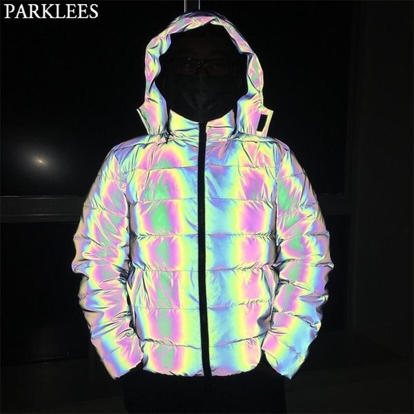 colorful reflective noctilucent hooded jacket men casual thick night sporting fluorescent mens jackets coats hiphop outwear 210522, Black;brown
colorful reflective noctilucent hooded jacket men casual thick night sporting fluorescent mens jackets coats hiphop outwear 210522, Black;brown