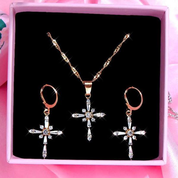 designer necklace fashion jewelry set for women gold color cross mini dinosaur crystal pendants s earrings gifts, Silver
designer necklace fashion jewelry set for women gold color cross mini dinosaur crystal pendants s earrings gifts, Silver
