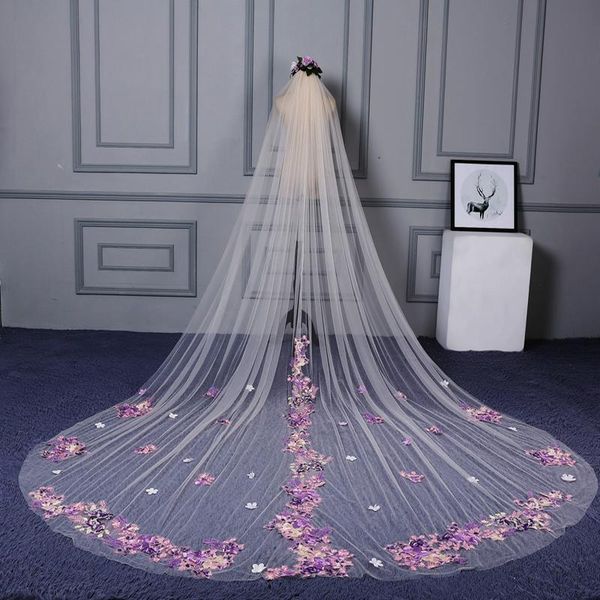 bridal veils u-swear arrival white flora lace appliqued women wedding veil 1 layer soft cathedral for dress, Black
bridal veils u-swear arrival white flora lace appliqued women wedding veil 1 layer soft cathedral for dress, Black