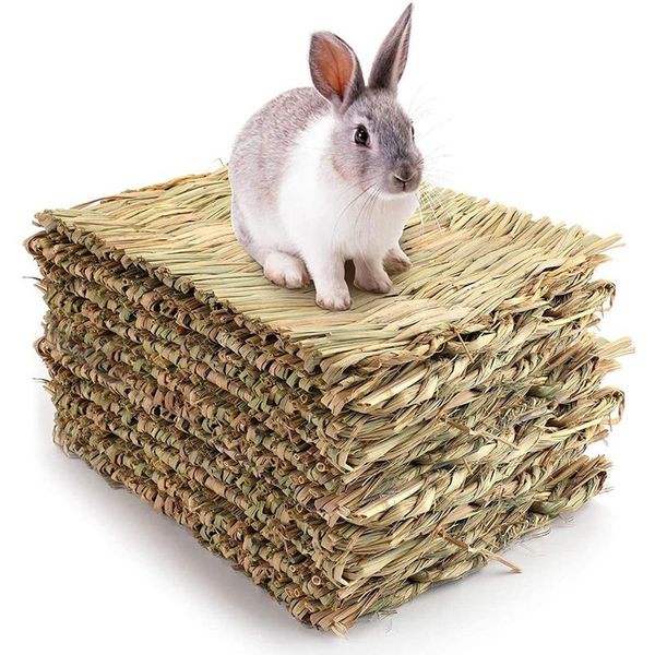 small animal supplies 10 pack woven bed mat for rabbits-grass & bedding nest-natural chew toy guinea pig chinchilla squirrel 
small animal supplies 10 pack woven bed mat for rabbits-grass & bedding nest-natural chew toy guinea pig chinchilla squirrel