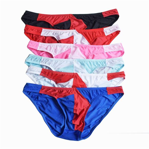 underpants 6pcs men's underwear ice silk briefs breathable low waist patchwork ultra-thin lingerie fashion breathless male panties, Black;white
underpants 6pcs men's underwear ice silk briefs breathable low waist patchwork ultra-thin lingerie fashion breathless male panties, Black;white
