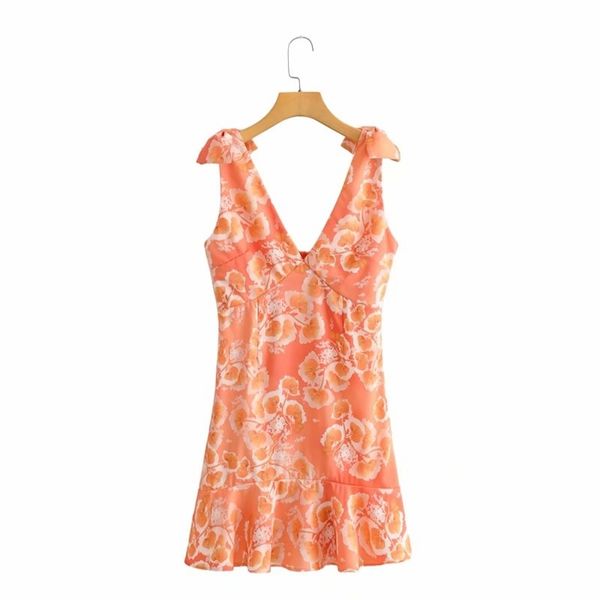 sweet women v neck high waist dress summer fashion ladies beach style female printed suspender mini 210515, Black;gray
sweet women v neck high waist dress summer fashion ladies beach style female printed suspender mini 210515, Black;gray