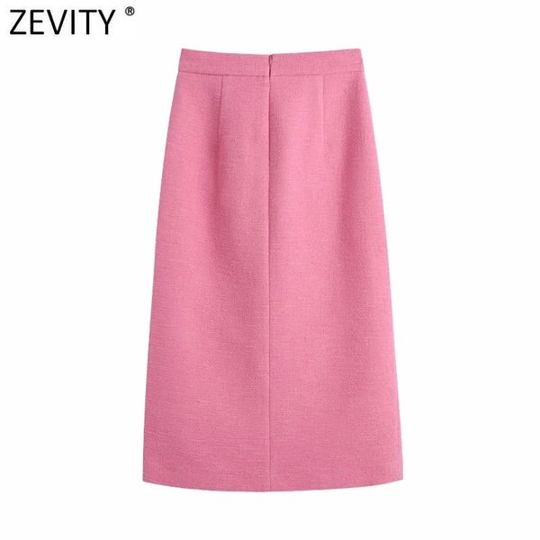 zevity new women vintage pocket patch breasted tweed woolen split slim skirt faldas mujer ladies back zipper chic vestido qun740, Black
zevity new women vintage pocket patch breasted tweed woolen split slim skirt faldas mujer ladies back zipper chic vestido qun740, Black